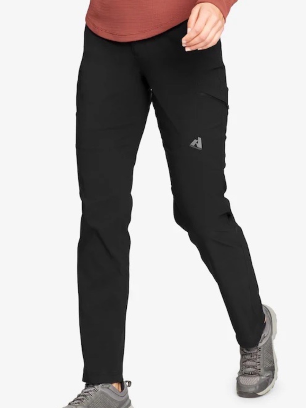Eddie Bauer First Ascent Guide Pro Pants Joggers Women’s Size 8 Black Cargo